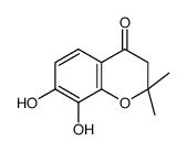 4H-1-Benzopyran-4-one,2,3-dihydro-7,8-dihydroxy-2,2-dimethyl-(9CI)结构式
