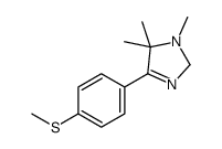 1,5,5-trimethyl-4-(4-methylsulfanylphenyl)-2H-imidazole结构式