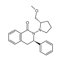 (3R)-2-[(2S)-2-(methoxymethyl)pyrrolidin-1-y]-3-phenyl-3,4-dihydroisoquinolin-1(2H)-one Structure