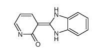 3-(1,3-dihydrobenzimidazol-2-ylidene)pyridin-2-one结构式