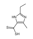 2-ETHYL-4-METHYLIMIDAZOLE-5-DITHIOCARBOXYLIC ACID structure