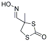 4-METHYL-2-OXO-1,3-DITHIOLANE-4-CARBALDEHYDE OXIME结构式