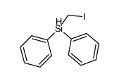 (Iodmethyl)diphenylsilan Structure