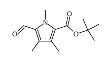 5-Formyl-1,3,4-trimethyl-2-pyrrolcarbonsaeure-tert-butylester Structure