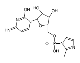 [(2R,3S,4R,5R)-5-(4-amino-2-oxopyrimidin-1-yl)-3,4-dihydroxyoxolan-2-yl]methoxy-(2-methylimidazol-1-yl)phosphinic acid Structure