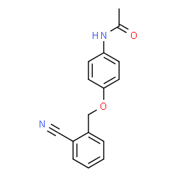 N-(4-[(2-CYANOBENZYL)OXY]PHENYL)ACETAMIDE结构式