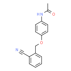 N-(4-[(2-CYANOBENZYL)OXY]PHENYL)ACETAMIDE Structure