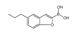 5-propylbenzofuran-2-ylboronic acid structure