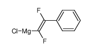 (1,2-difluoro-2-phenylvinyl)magnesium chloride Structure