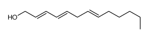 trideca-2,4,7-trien-1-ol Structure