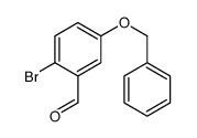 5-BENZYLOXY-2-BROMOBENZALDEHYDE Structure