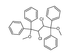 2,3-dichloro-1,4-dimethoxy-1,1,4,4-tetraphenyl-butane Structure