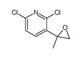 2,6-dichloro-3-(2-methyloxiran-2-yl)pyridine结构式