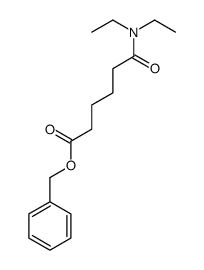 benzyl 6-(diethylamino)-6-oxohexanoate结构式