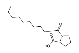 (2S)-1-decanoylpyrrolidine-2-carboxylic acid Structure