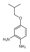 4-(2-methylpropoxy)benzene-1,2-diamine结构式