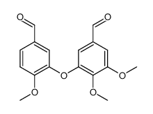 5,5'-Diformyl-2,2',3-trimethoxydiphenylether结构式