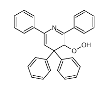 3-hydroperoxy-2,4,4,6-tetraphenyl-3,4-dihydropyridine结构式