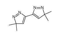 5,5,5',5'-tetramethyl-5H,5'H-3,3'-bipyrazole结构式