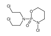 3-chloro-N,N-bis(2-chloroethyl)-2-oxo-1,3,2λ5-oxazaphosphinan-2-amine结构式