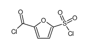 5-Sulfofuran-2-carboxylic acid diacid chloride结构式