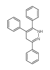 3,4,6-triphenyl-2,5-dihydropyridazine结构式