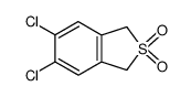1,3-dihydro-5,6-dichlorobenzo(c)thiophene-S,S-dioxide Structure