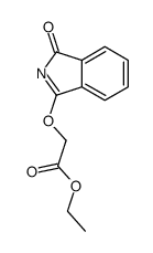 ethyl 2-(3-oxoisoindol-1-yl)oxyacetate结构式