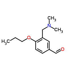 3-[(Dimethylamino)methyl]-4-propoxybenzaldehyde结构式