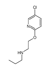 N-[2-(5-chloropyridin-2-yl)oxyethyl]propan-1-amine Structure