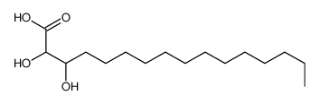 2,3-dihydroxyhexadecanoic acid Structure