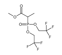 methyl 2-[bis(2,2,2-trifluoroethoxy)phosphoryl]propanoate Structure