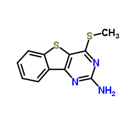 4-(Methylsulfanyl)[1]benzothieno[3,2-d]pyrimidin-2-amine Structure