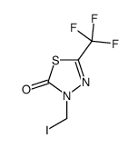 3-(iodomethyl)-5-(trifluoromethyl)-1,3,4-thiadiazol-2-one Structure
