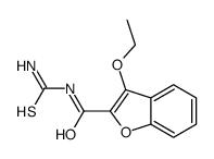 N-carbamothioyl-3-ethoxy-1-benzofuran-2-carboxamide Structure