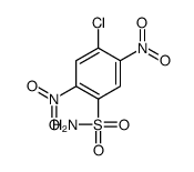 4-chloro-2,5-dinitrobenzenesulfonamide Structure