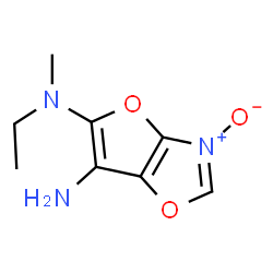 Furo[2,3-d]oxazole-5,6-diamine,N-ethyl-N-methyl-,3-oxide (9CI)结构式