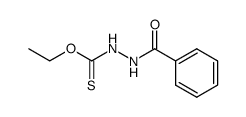 N(2)-ethoxythiocarbonyl benzoic acid hydrazide Structure