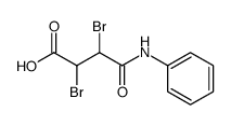 2,3-dibromo-N-phenyl-succinamic acid Structure