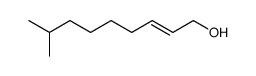 (E)-8-methyl-2-nonen-1-ol Structure