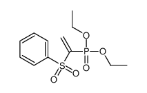 1-diethoxyphosphorylethenylsulfonylbenzene Structure