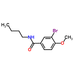 3-Bromo-N-butyl-4-methoxybenzamide Structure