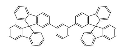 2-[3-(9,9'-spirobi[fluorene]-2-yl)phenyl]-9,9'-spirobi[fluorene]结构式