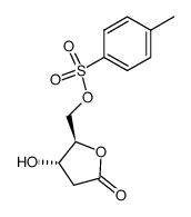 D-erythro-Pentonic acid, 2-deoxy-, .gamma.-lactone, 5-(4-methylbenzenesulfonate) structure