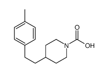 4-[2-(4-methylphenyl)ethyl]piperidine-1-carboxylic acid结构式
