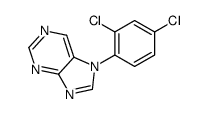 7-(2,4-dichlorophenyl)purine Structure