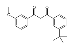 1-(3-tert-butylphenyl)-3-(3-methoxyphenyl)propane-1,3-dione结构式