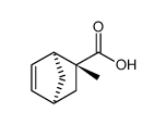 Bicyclo[2.2.1]hept-5-ene-2-carboxylic acid, 2-methyl-, (1S-exo)- (9CI) Structure