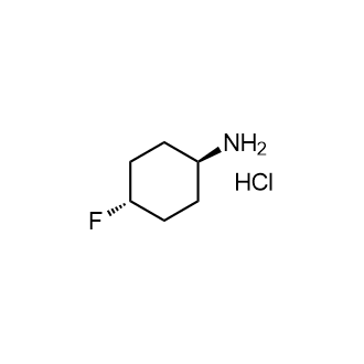 反式4-氟环己-1-胺盐酸盐结构式