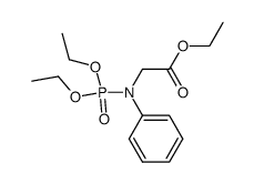 [(Diethoxy-phosphoryl)-phenyl-amino]-acetic acid ethyl ester结构式